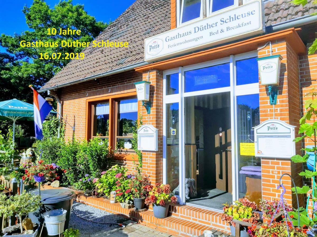 Gasthaus Duether Schleuse Duthe Exteriér fotografie